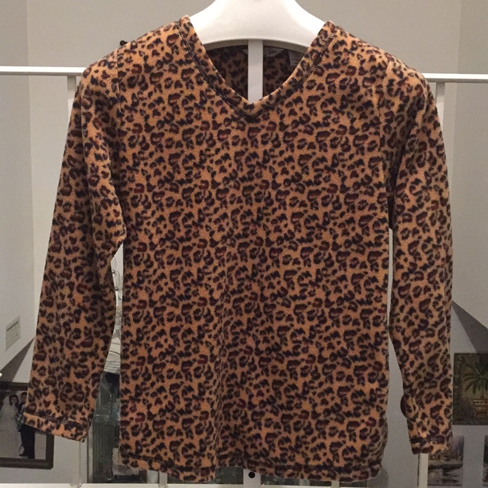 Hotel Spa Collection Leopard Pajama Top